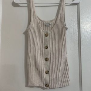 American Eagle button down tank top